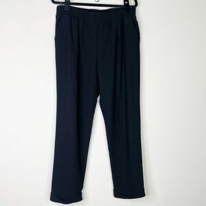 Karen Kane High Waist Cuffed Hem Pull On Ankle Pants Women's Size Medium